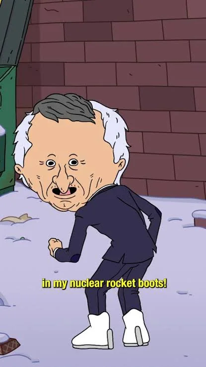 Nuclear rocket boots